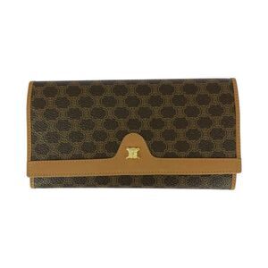 Celine Brown PVC Leather Long Wallet